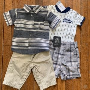 Boys clothes 12mos 4-piece Summer Set